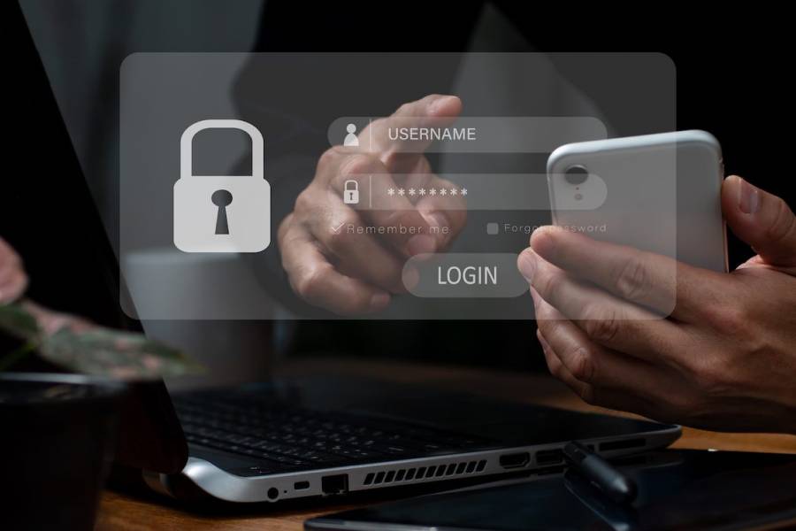Someone checking Security login screen