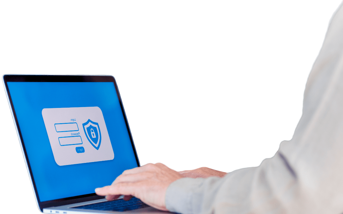 Someone checking Security login screen