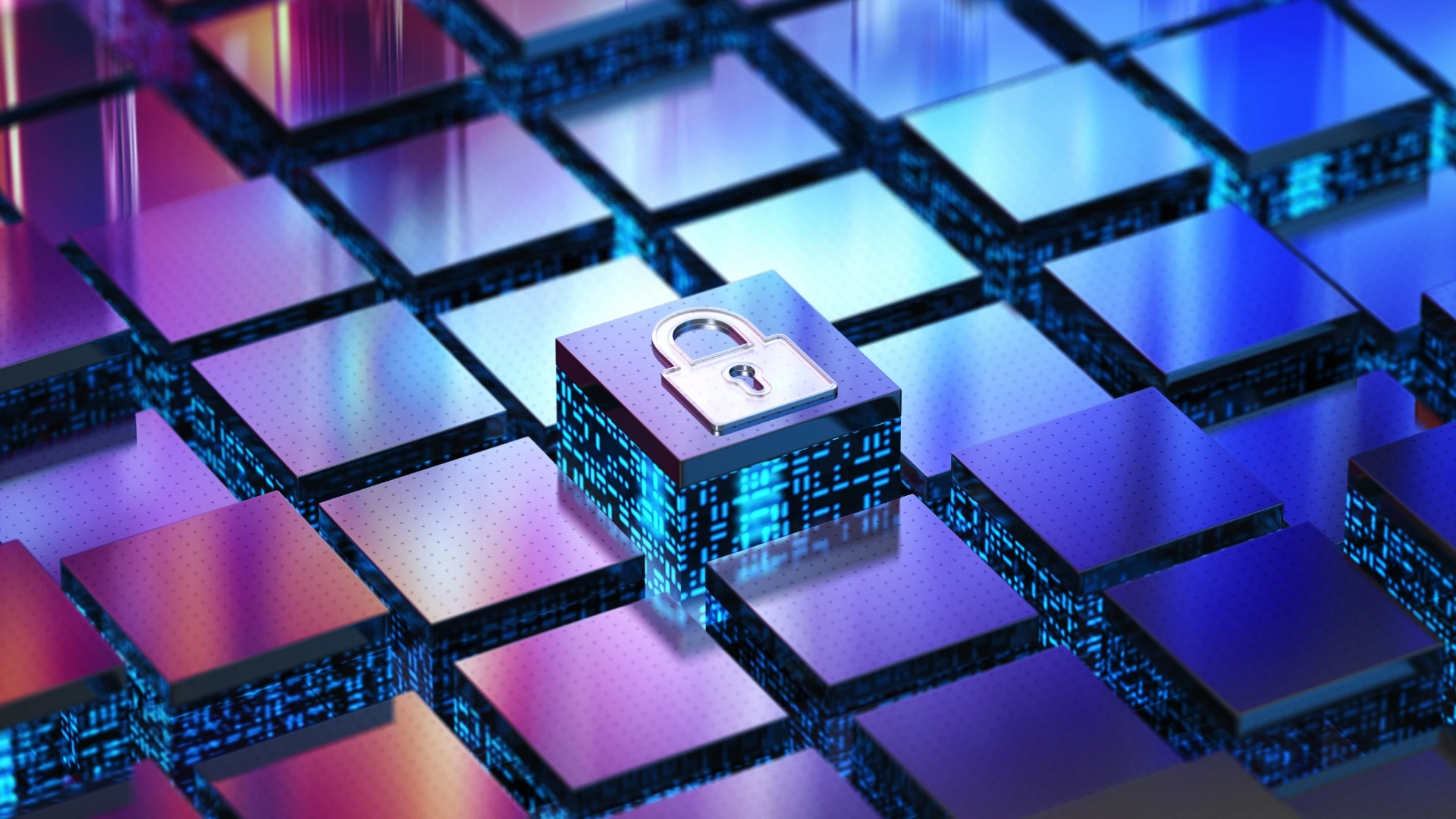 cube blocks with lock mitigating ddos attacks